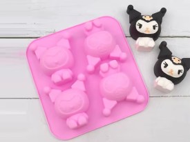 Molde silicona KUROMI x 4 